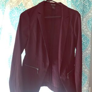 Maroon blazer
